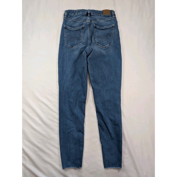 American Eagle Curvy Hi Rise Jegging Next Level Stretch Women's 8 Long - Picture 7 of 10